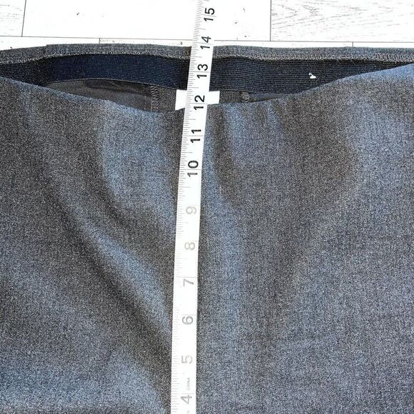 Chicos Pants Women’s Size 2.5R 14 Gray Pull On Wide‎ Leg Relaxed High Rise - Picture 13 of 14